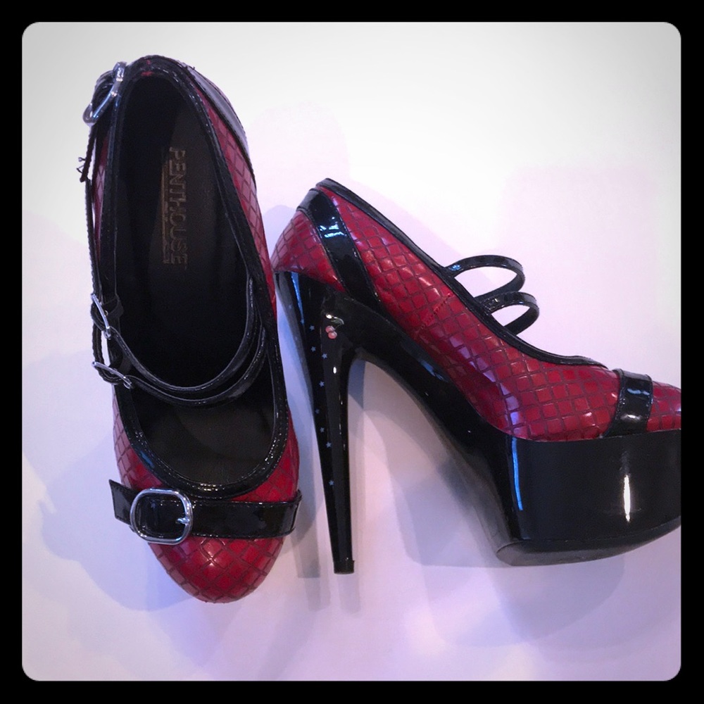 6” Stiletto tattoo print Penthouse ⭐️New Listing